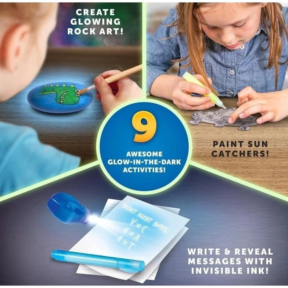 Interactive Glow-in-the-Dark Advent Calendar Science Experiments & Figures B13